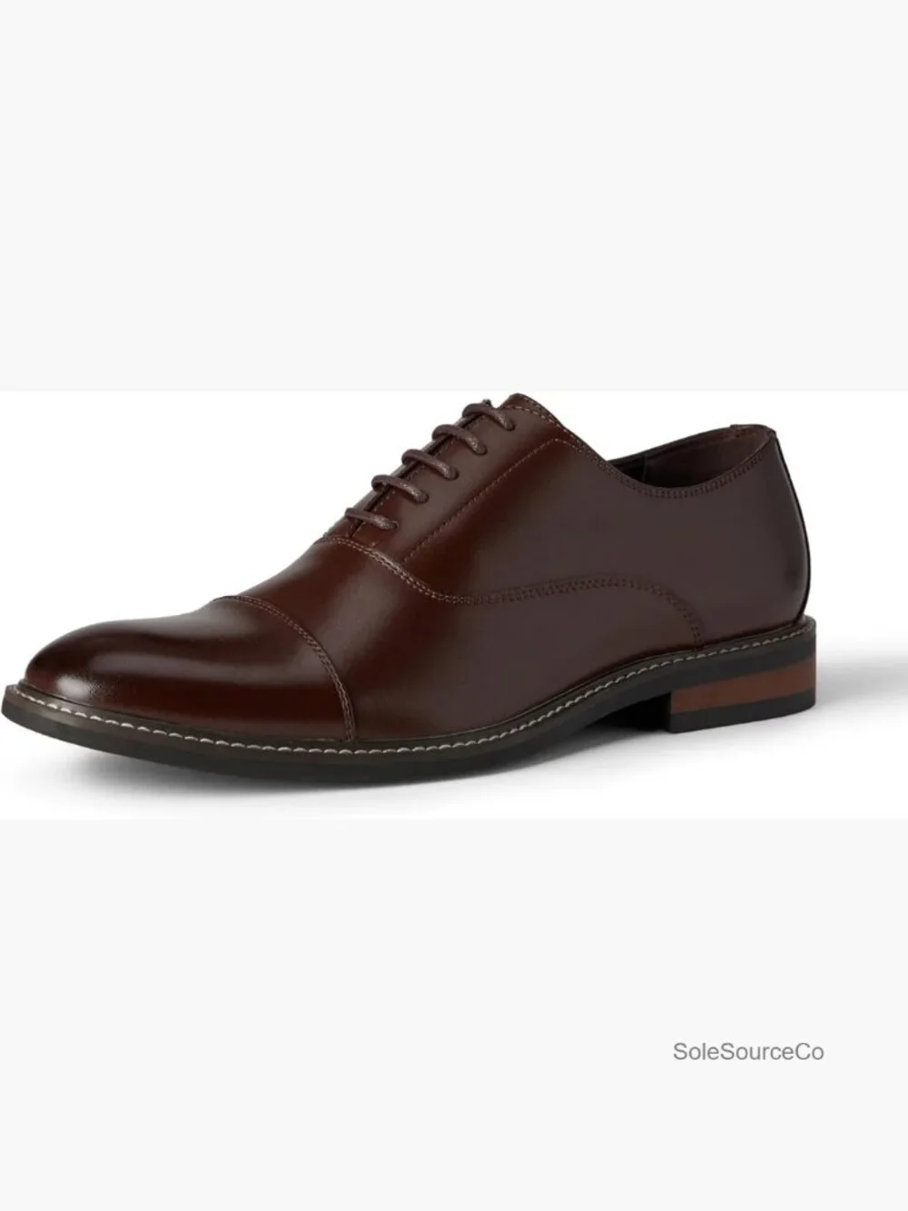 Men's Cap Toe Oxford Dress Shoes Lace Up Formal